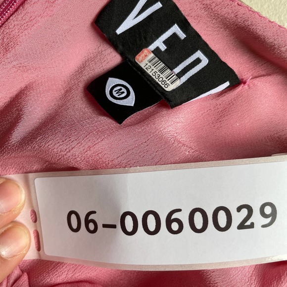 VEDA Multi Orange Printed Crepe Corazon Maxi Dress Size Medium - Picture 5 of 11